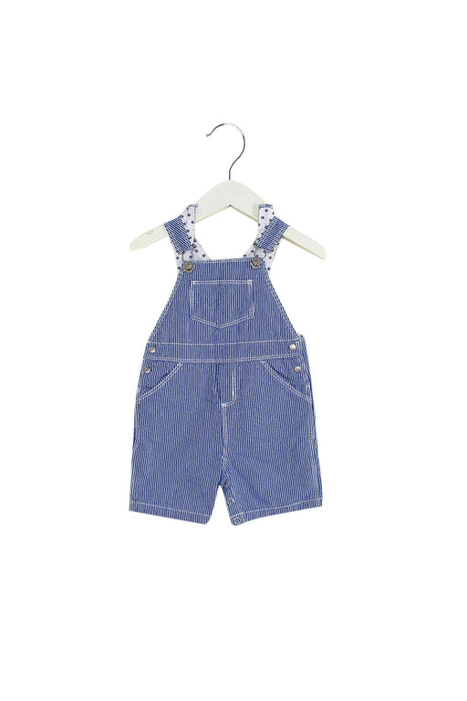 A Blue Long Overalls from Petit Bateau in size 6-12M for neutral. (Front View)
