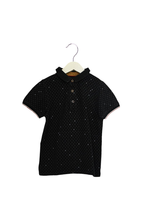 A Black Short Sleeve Polos from Catimini in size 8Y for boy. (Front View)