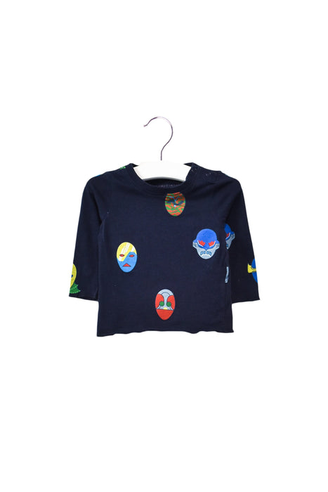 A Navy Long Sleeve Tops from Stella McCartney in size 3-6M for boy. (Front View)
