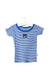 A Blue Short Sleeve T Shirts from Miki House in size 18-24M for girl. (Front View)