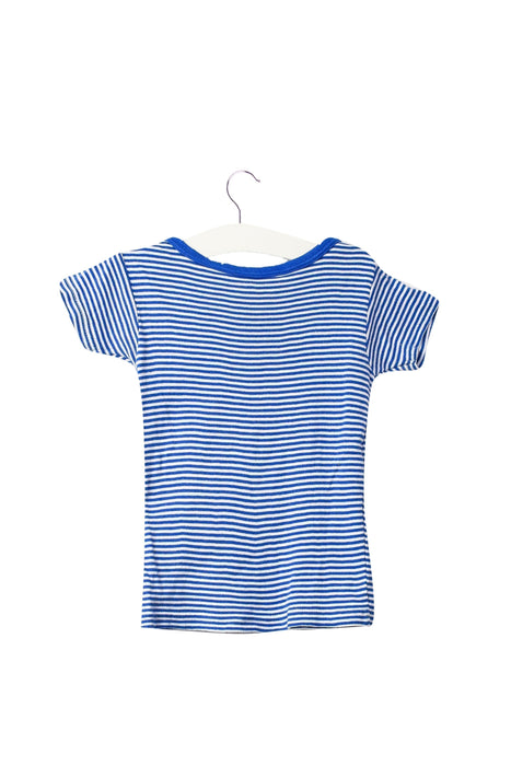 A Blue Short Sleeve T Shirts from Miki House in size 18-24M for girl. (Back View)
