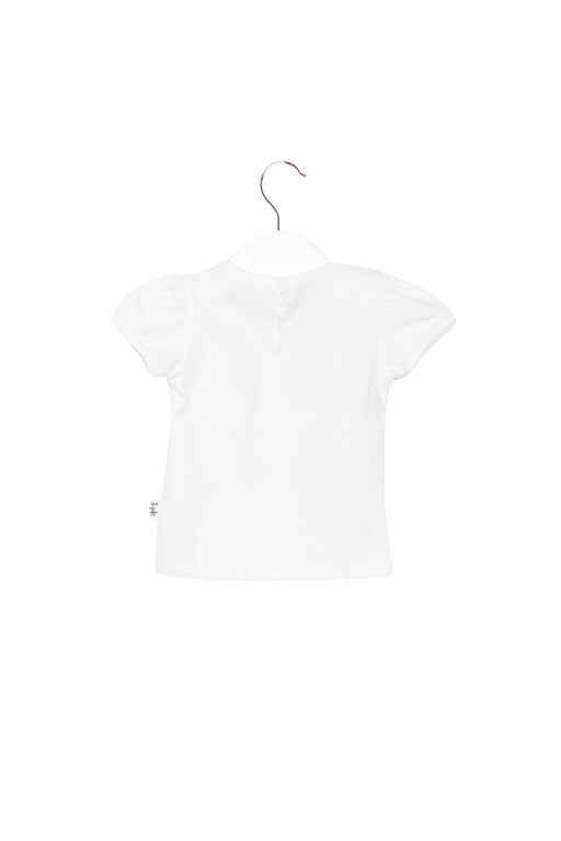 A White Short Sleeve T Shirts from Il Gufo in size 0-3M for girl. (Front View)