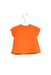 A Orange Short Sleeve T Shirts from Petit Bateau in size 3-6M for girl. (Front View)