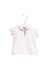 A Pink Short Sleeve Tops from Jacadi in size 3-6M for girl. (Front View)