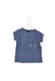 A Blue Short Sleeve T Shirts from Velveteen in size 6-12M for girl. (Front View)