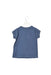 A Blue Short Sleeve T Shirts from Velveteen in size 6-12M for girl. (Back View)