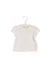 A White Short Sleeve T Shirts from Marie Chantal in size 6-12M for girl. (Front View)