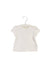 A White Short Sleeve T Shirts from Marie Chantal in size 6-12M for girl. (Front View)
