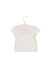 A White Short Sleeve T Shirts from Marie Chantal in size 6-12M for girl. (Back View)