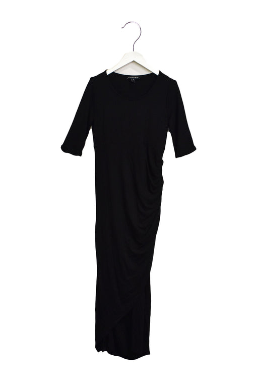 A Black Short Sleeve Dresses from Isabella Oliver in size XS for maternity. (Front View)