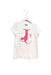 A White Short Sleeve T Shirts from Juicy Couture in size 4T for girl. (Front View)