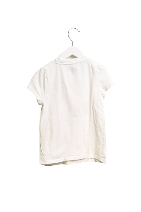 A White Short Sleeve T Shirts from Juicy Couture in size 4T for girl. (Back View)