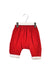 A Red Shorts from Petit Bateau in size 0-3M for boy. (Front View)