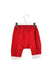 A Red Shorts from Petit Bateau in size 0-3M for boy. (Back View)