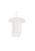 A White Short Sleeve Bodysuits from Petit Bateau in size 6-12M for neutral. (Back View)