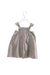 A Grey Sleeveless Dresses from Chloe in size 2T for girl. (Back View)