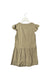 A Beige Short Sleeve Dresses from Little Paul & Joe in size 6T for girl. (Back View)