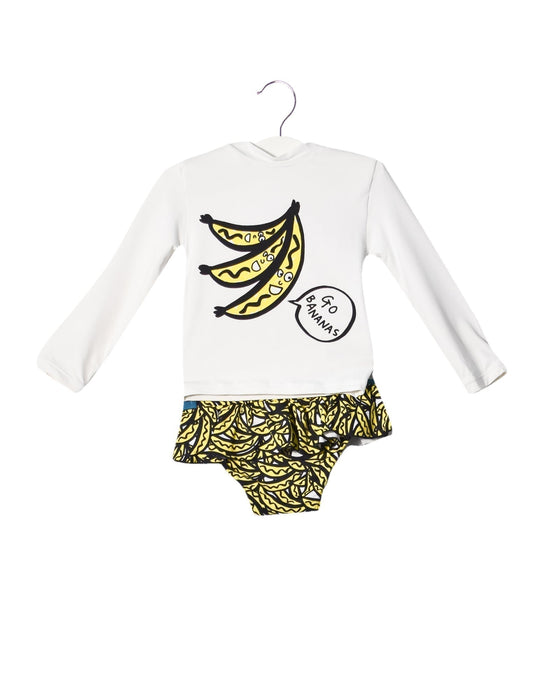 A White Swim Sets from Stella McCartney in size 6-12M for girl. (Front View)