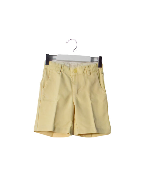 A Yellow Shorts from Chateau de Sable in size 3T for boy. (Front View)