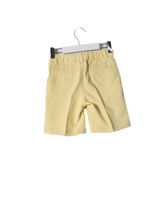 A Yellow Shorts from Chateau de Sable in size 3T for boy. (Back View)