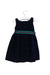 A Navy Sleeveless Dresses from Ralph Lauren in size 6-12M for girl. (Front View)