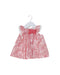 A Pink Sleeveless Dresses from Nanos in size 3-6M for girl. (Front View)
