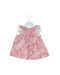 A Pink Sleeveless Dresses from Nanos in size 3-6M for girl. (Back View)