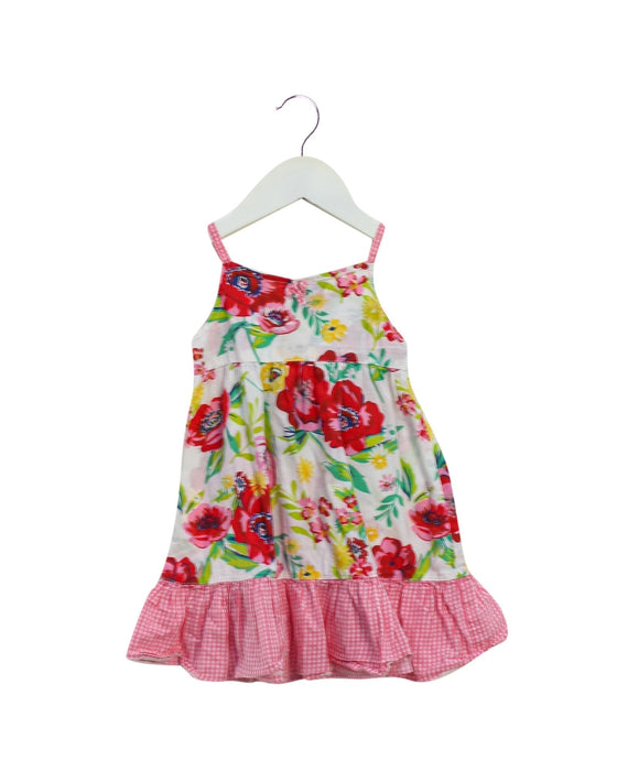 A Multicolour Sleeveless Dresses from Monsoon in size 6-12M for girl. (Front View)
