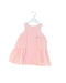 A Pink Sleeveless Dresses from Momonittu in size 3-6M for girl. (Back View)