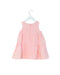 A Pink Sleeveless Dresses from Momonittu in size 3-6M for girl. (Back View)