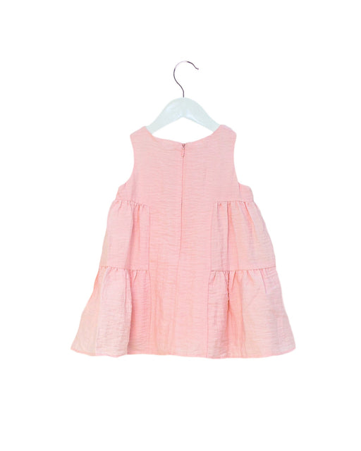 A Pink Sleeveless Dresses from Momonittu in size 3-6M for girl. (Front View)