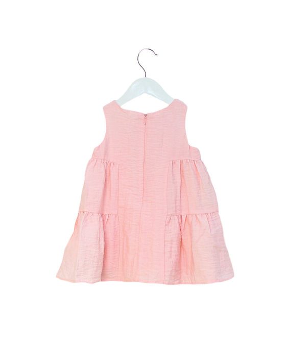 A Pink Sleeveless Dresses from Momonittu in size 3-6M for girl. (Front View)