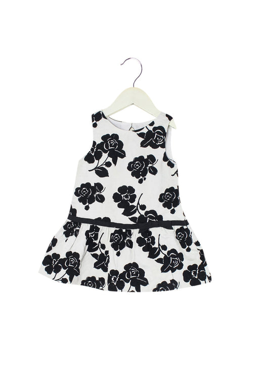 A Black Sleeveless Dresses from Janie & Jack in size 12-18M for girl. (Front View)
