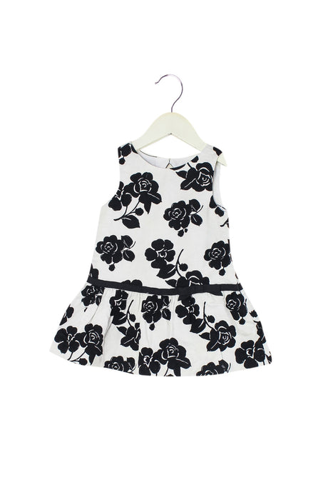 A Black Sleeveless Dresses from Janie & Jack in size 12-18M for girl. (Back View)