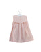 A Pink Sleeveless Dresses from Petit Bateau in size 6-12M for girl. (Back View)