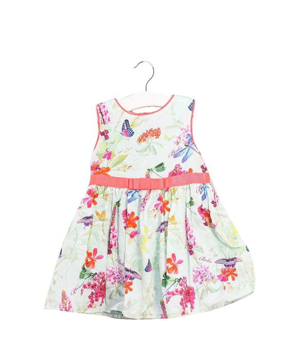 A Green Sleeveless Dresses from Baker by Ted Baker in size 6-12M for girl. (Back View)