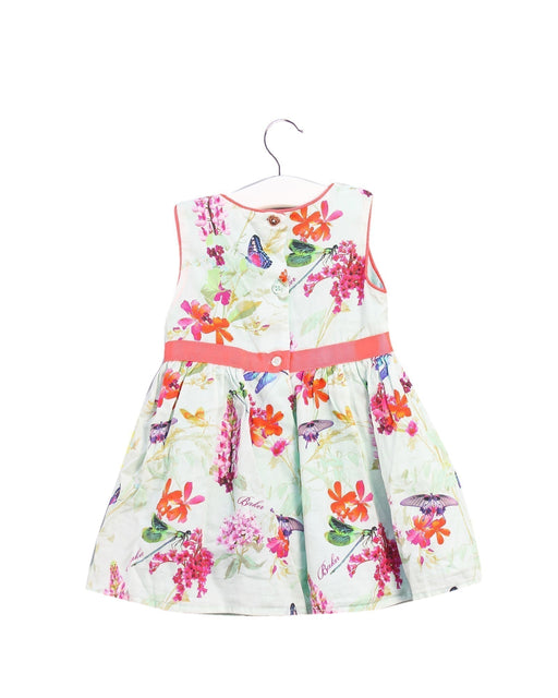 A Green Sleeveless Dresses from Baker by Ted Baker in size 6-12M for girl. (Front View)