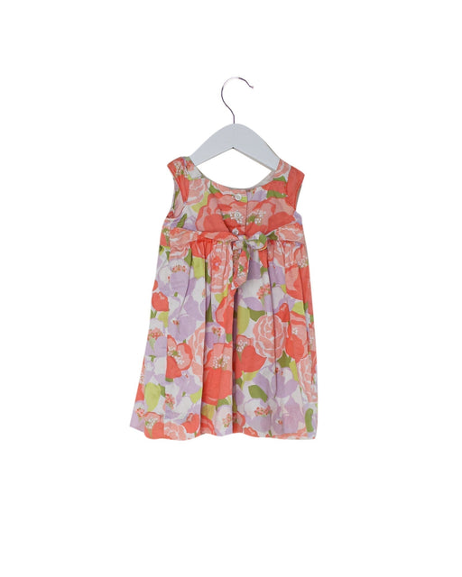 A Pink Sleeveless Dresses from Janie & Jack in size 3-6M for girl. (Front View)