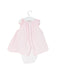 A Pink Sleeveless Dresses from Jacadi in size 3-6M for girl. (Back View)