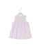 A Pink Sleeveless Dresses from Jacadi in size 3-6M for girl. (Back View)