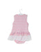 A Pink Sleeveless Dresses from Seed in size 3-6M for girl. (Back View)