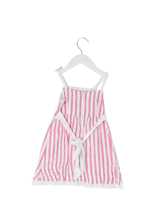 A Pink Sleeveless Dresses from Nicholas & Bears in size 12-18M for girl. (Back View)