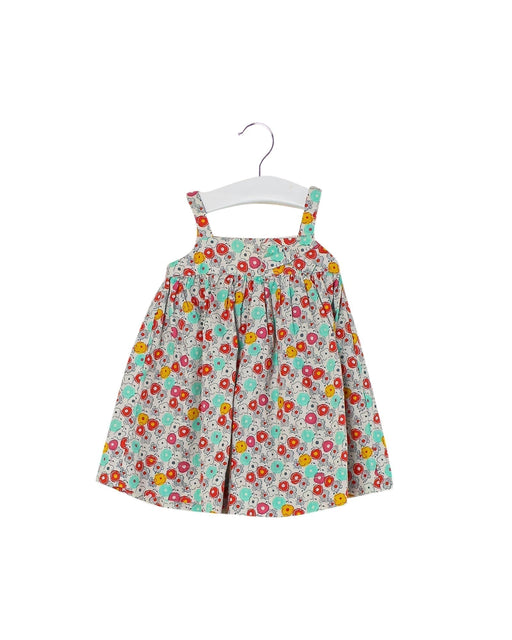 A Multicolour Sleeveless Dresses from Petit Bateau in size 3-6M for girl. (Front View)