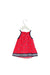 A Red Sleeveless Dresses from Nautica in size 6-12M for girl. (Front View)