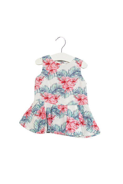 A Multicolour Sleeveless Dresses from Gingersnaps in size 3-6M for girl. (Front View)