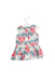 A Multicolour Sleeveless Dresses from Gingersnaps in size 3-6M for girl. (Back View)
