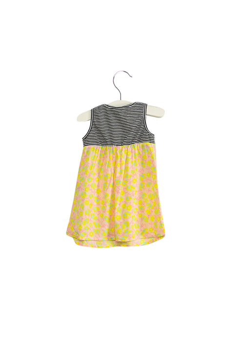 A Multicolour Sleeveless Dresses from Seed in size 3-6M for girl. (Back View)