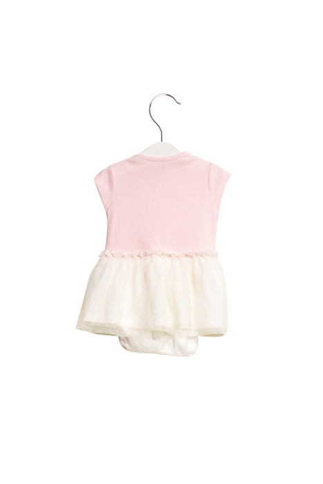 A  Sleeveless Dresses from No Brand in size 0-3M for girl. (Back View)