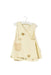 A Beige Sleeveless Dresses from Natures Purest in size 3-6M for girl. (Front View)