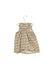 A Blue Sleeveless Dresses from Tea in size 6-12M for girl. (Front View)